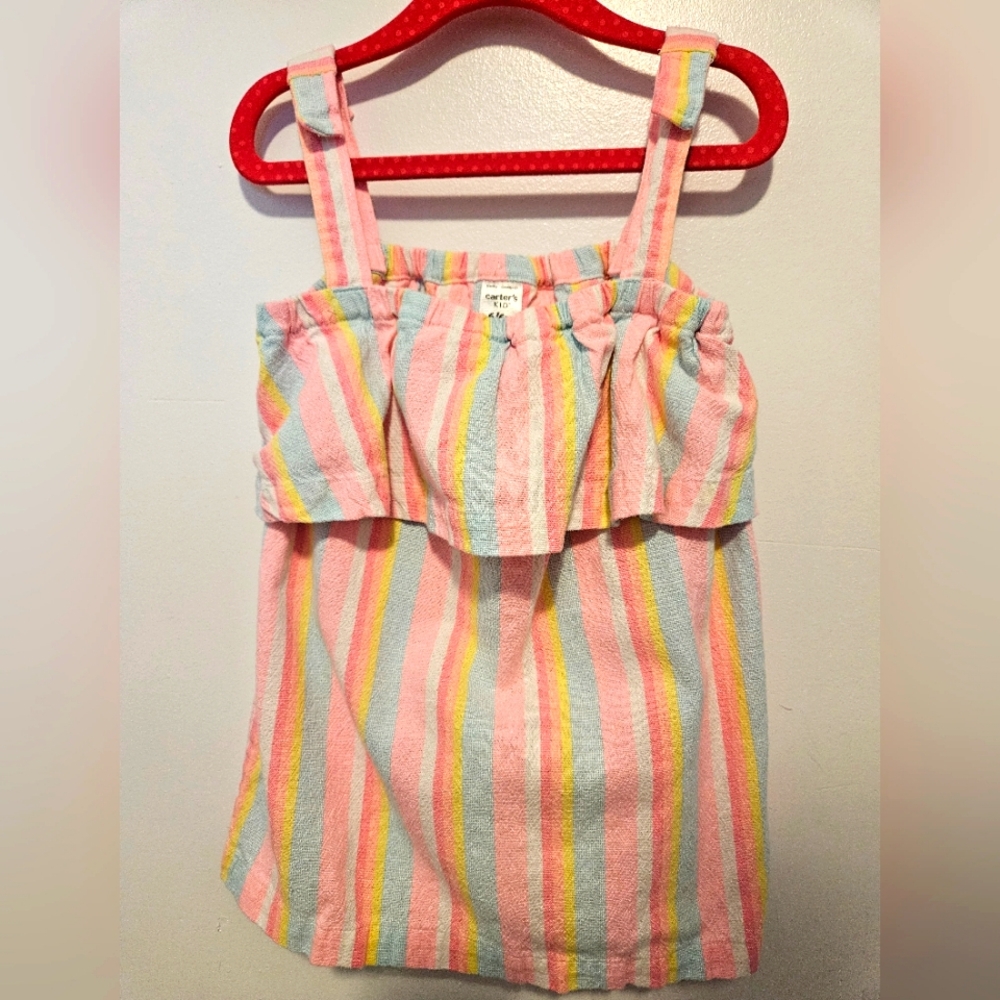 Size 6x Carters Colorful Striped Kids Top